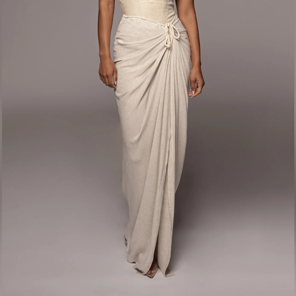 Jluxlabel linen maxi skirt M
